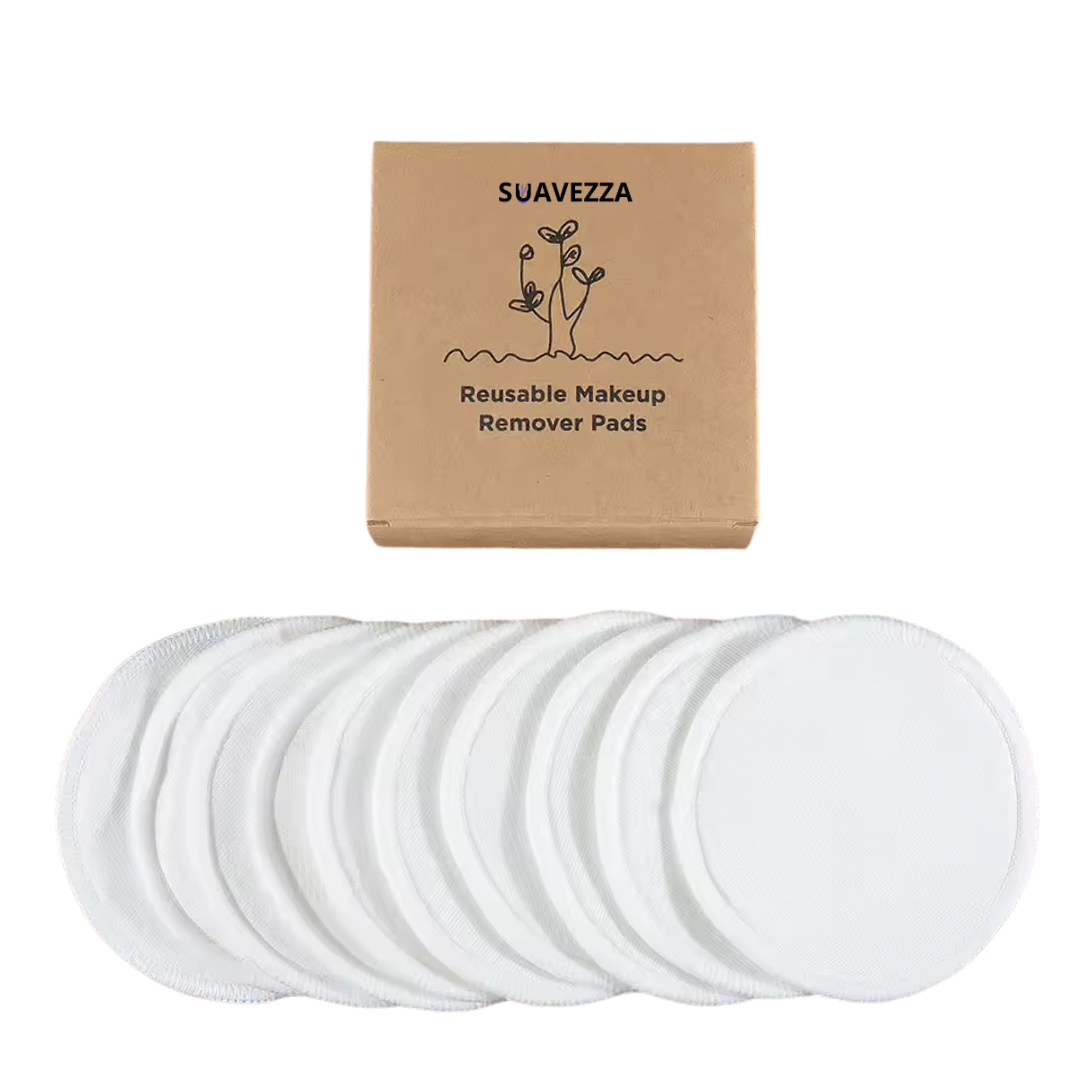 Bawełniane płatki do demakijażu wielokrotnego użytku (10 szt.)