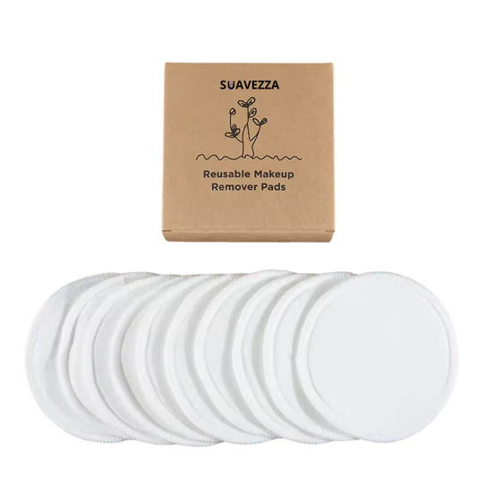 Bawełniane płatki do demakijażu wielokrotnego użytku (10 szt.)